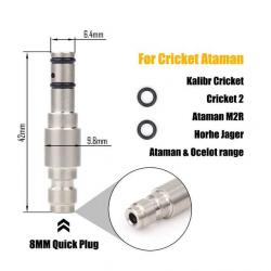 raccord de remplissage sonde de charge carabine PCP diamètre 6.38mm / 6.40mm cricket - Ataman