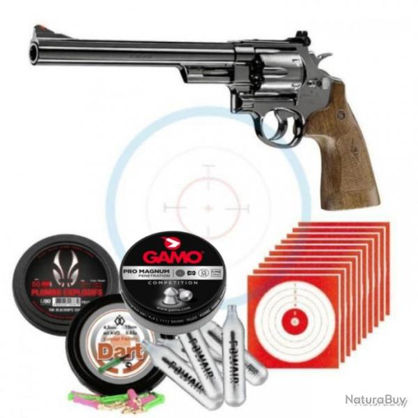 Pack FUN Revolver CO2 Umarex Smith & Wesson M29 cal 4.5mm