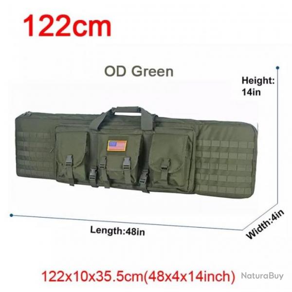 Sac de Transport pour  Fusil, Fusil d'Assaut, Carabine ... 122cm OD Green