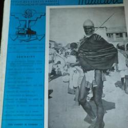 REVUE DES FORCES ARMEES DE MADAGASCARD LA GRANDE ILE DECEMBRE 1954 TYPE TANDROY DE TSIHOMBE  / No 21