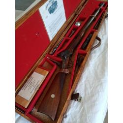 Magnifique ensemble carabine sharps sporting 1863 cal 54.
