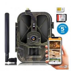 A SAISIR - Caméra de chasse 4G LTE 30MP 4K - Garantie 5 ans + Carte 32Go - LIVRAISON GRATUITE