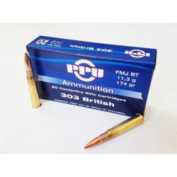 100 Munitions Partizan 303 British 174 GRS FMJ BT