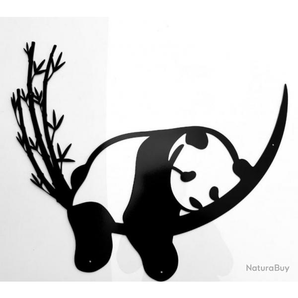 DECORATION MURALE (60cm) en FER. Motif: PANDA