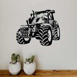 DECORATION MURALE (60cm) en FER. TRACTEUR  NEW HOLLAND