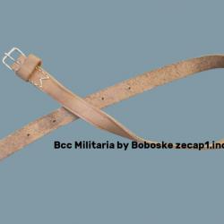 Sangle en cuir armée italienne - Longueur : 70 cm