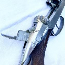 Fusil de chasse juxtaposé CHARLIN Modèle  H calibre 16-65 et rechambré à 70 mm.