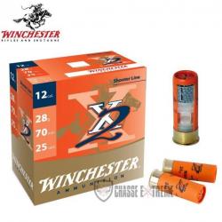 25 Cartouches WINCHESTER X2 24g cal 12/70 Pb 7.5