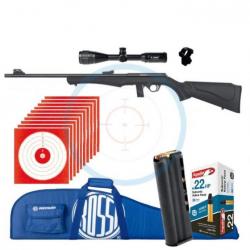 Pack Sniper Carabine 22LR Rossi 8122 Synthétique - Livraison Offerte