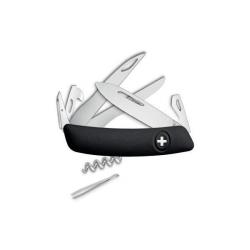 SZD07N-Couteau suisse Swiza D07 noir, Scissors (existe en différents coloris)