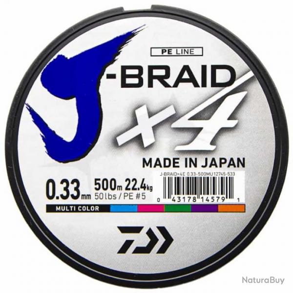 Daiwa Tresse J-Braid X4 50lb 500m