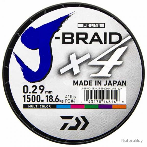 Daiwa Tresse J-Braid X4 41lb 1500m