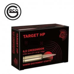 Promo 50 Munitions GECO cal 6.5 Creedmoor 130gr TARGET HPBT
