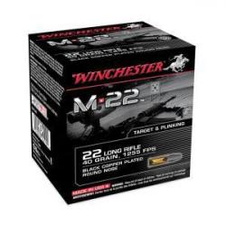 WINCHESTER - Balles 22LR M22 Black CPRN 40g (x400)