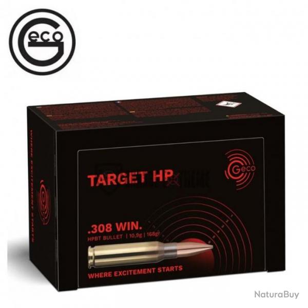 50 Munitions GECO Cal 308 Win 168gr Target HP