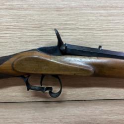 Carabine mono-coup calibre 22 bosquette artisanale Liège à 1€ sans prix de réserve !