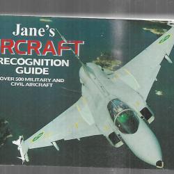 jane's aircraft recognition guide over 500 military and civil aircraft  de david rendall en anglais