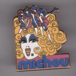 Pin's Michou Cabaret Signé Fraisse Paris Double Attaches Ref 1320bc