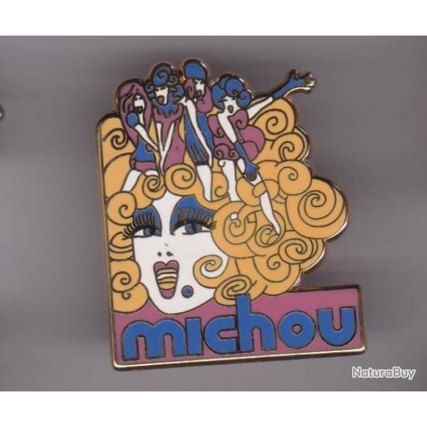 Pin's Michou Cabaret Sign Fraisse Paris Double Attaches Ref 1320bc