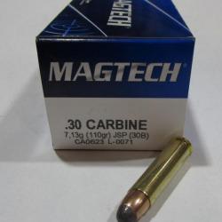 1 boite neuve de 50 cartouches magtech  de calibre 30 M1 110 grains Soft point