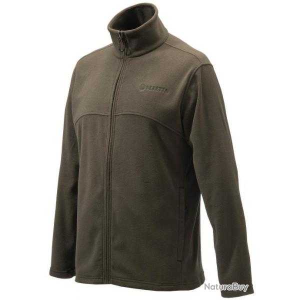 Veste de chasse polaire zippe marron BERETTA