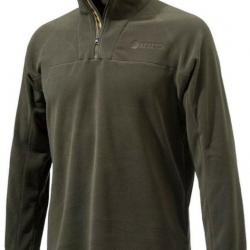 Sweat de chasse polaire zippé marron BERETTA