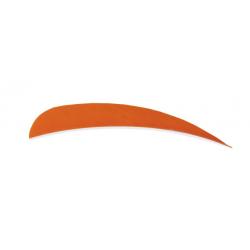 BUCK TRAIL - Plumes Naturelles Paraboliques 4" RH ORANGE