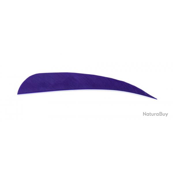 BUCK TRAIL - Plumes Naturelles Paraboliques 4" RH VIOLET