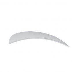 BUCK TRAIL - Plumes Naturelles Paraboliques 4" RH BLANC