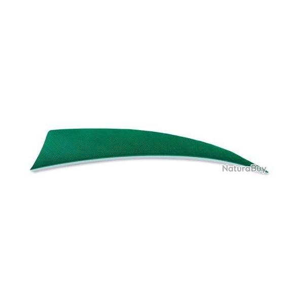 BUCK TRAIL - Plumes Naturelles Shield 3" RH VERT