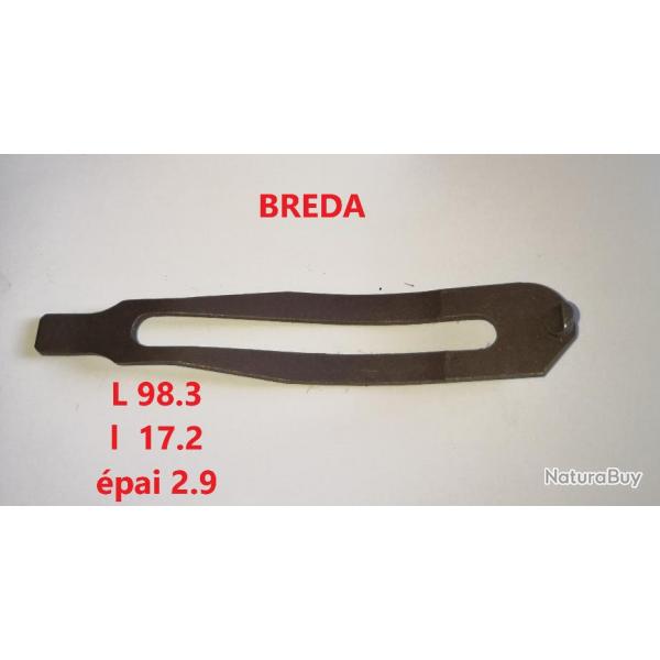 ressort de chien pour fusil BREDA longueur 98.3 largeur 17.2 paisseur 2.9