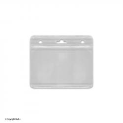 Pochette souple pour badge 86 x 54 horizontal