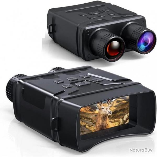 Lunettes de Vision nocturne vido 1080p FHD pour la chasse 300m Distance de vue Ecran LCD 2.4