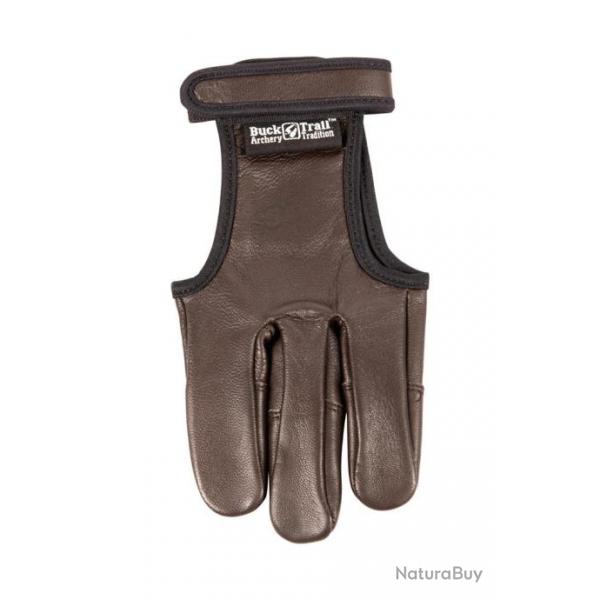 BUCK TRAIL - Gants Full Palm Deerskin Brown XS