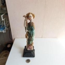 statuette ancienne en porcelaine de chine hauteur 24 cm