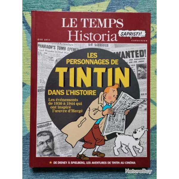Le Temps Historia Les Personnages de Tintin Hors-Srie Vol.1