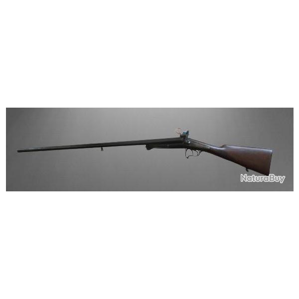 Fusil juxtapos  broche de borgne droitier, cal 16