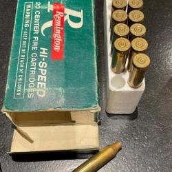 Boite de marque Remington avec 10 x étuis vides calibre 264 Win Magnum