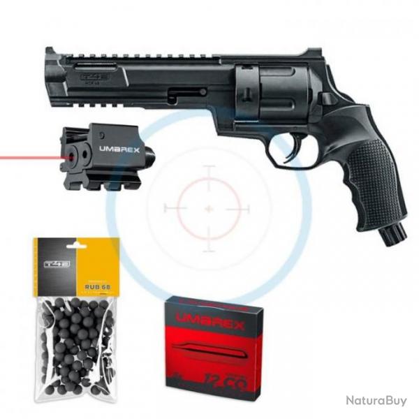 Pack Laser Revolver T4E HDR68 cal. 68 16 joules - Umarex - Livraison Gratuite