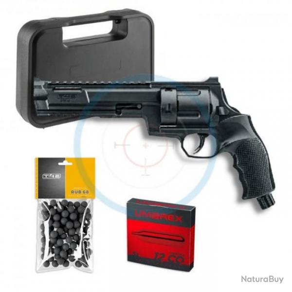 Pack prêt à tirer Revolver T4E HDR68 cal. 68 16 joules - Umarex - Livraison Gratuite
