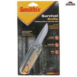 Couteau de survie SMITH'S Survival Knife - ST50639 - Avec allume-feu et aiguiseur intégrés