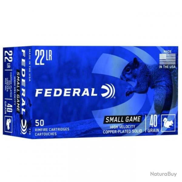 Balles Federal Game-Shok Plomb cuivree - Cal. 22 LR - 22LR / Par 1 / 40
