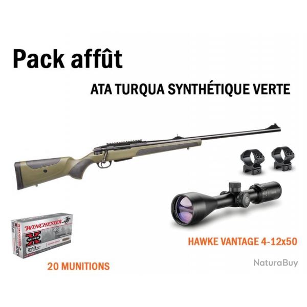 Pack AFFUT ATA TURQUA SYNTHTIQUE VERTE 243 WIN BUSC RGLABLE Montage mdium