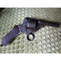 beau et très rare revolver PERRIN à double action calibre 12 mm , détente anneau