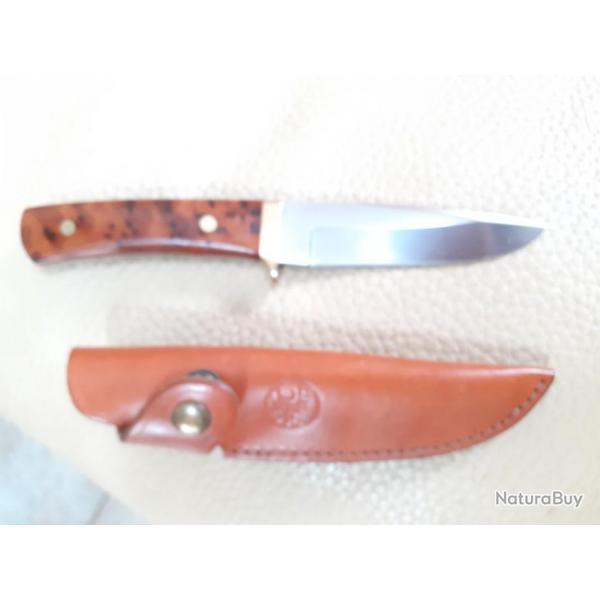 Couteau mc thiers modle camargue manche loupe  de thuya