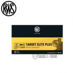 20 Munitions RWS Cal 6,5x55 SE 130gr Target Elite Plus