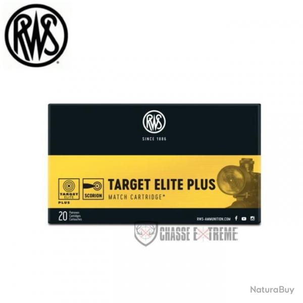 20 Munitions RWS Cal 6,5x55 SE 130gr Target Elite Plus