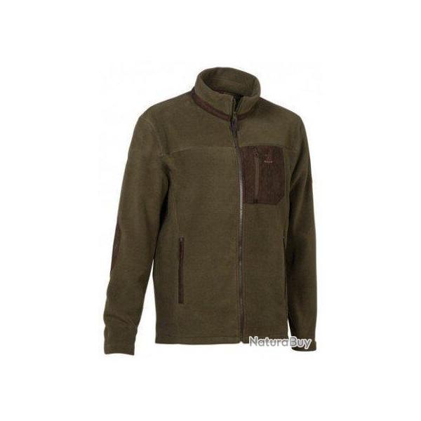 Blouson polaire brod kaki PERCUSSION-3XL