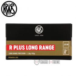 50 Munitions RWS R Plus Long Range Cal 22 Lr 43gr LRN