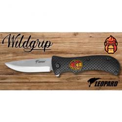 Couteau de poche Léopard Wildgrip 12 cm Gorille